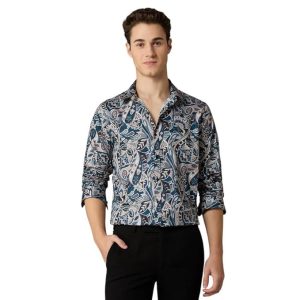 Men's Slim Fit Cotton Formal Shirt
