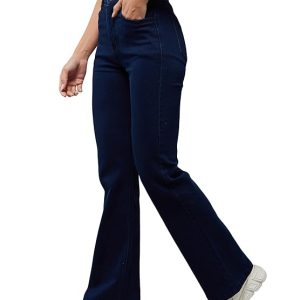 Dolce Crudo Women's Straight Stretchable Denim Jeans