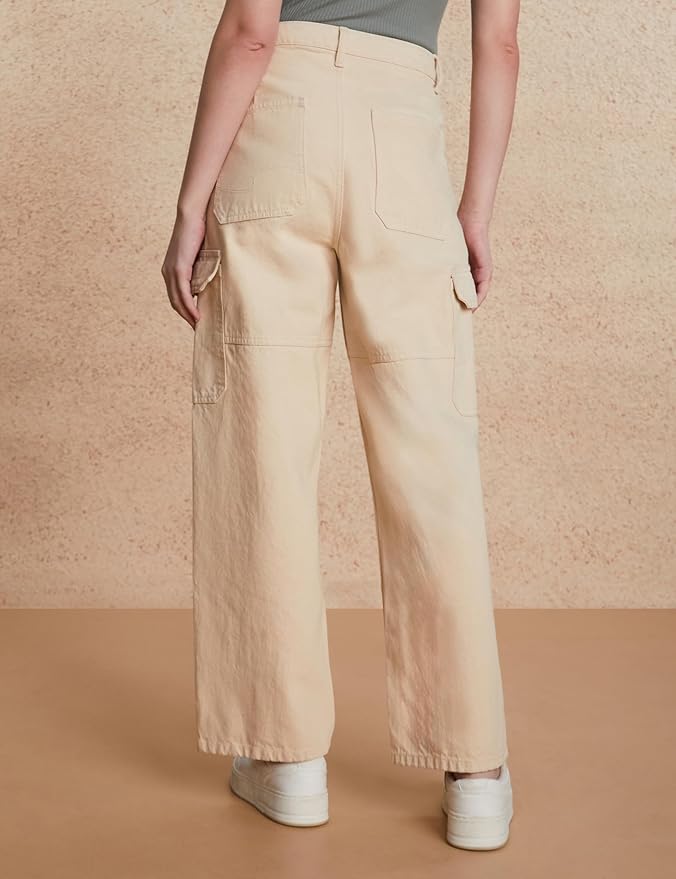 Symbol Women's Wide Leg Cargo Jeans - Image 3