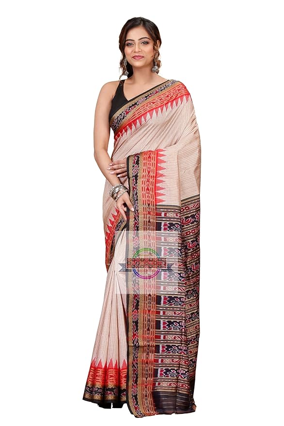 Women's Sambalpuri Pure Silk With Blouse