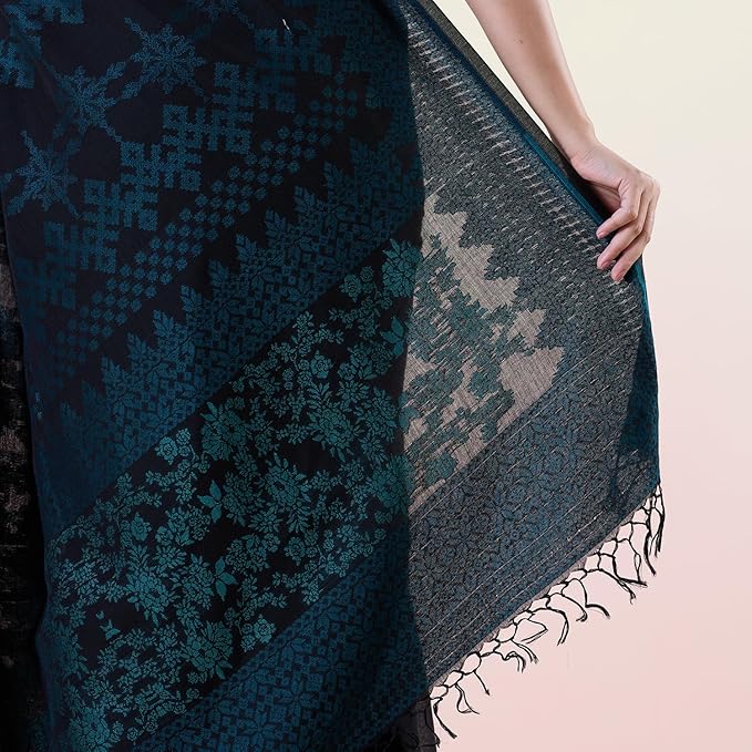 navyasa liva jacquard woven saree - Image 6