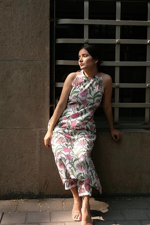 Women Rayon A-Line Regular Fit Kurta Set - Image 4